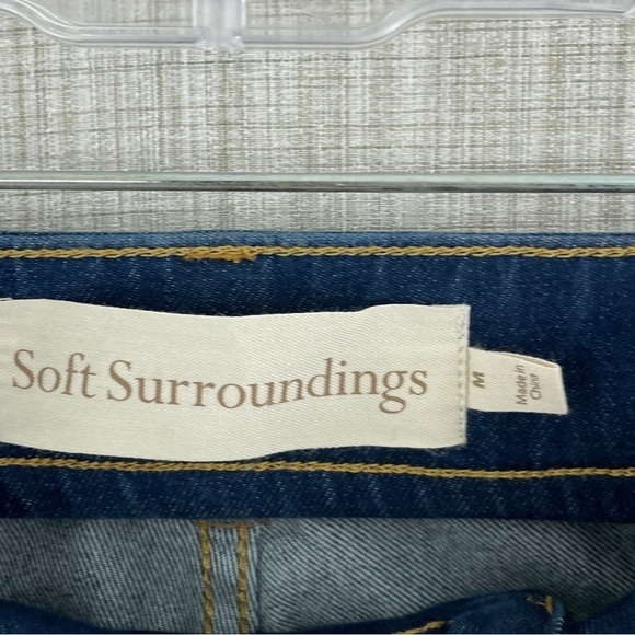 NWOT Soft Surroundings Womens Size M jean shorts - Picture 5 of 7